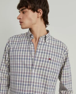 Camisa xadrez regular fit|LION OF PORCHES Best Sale