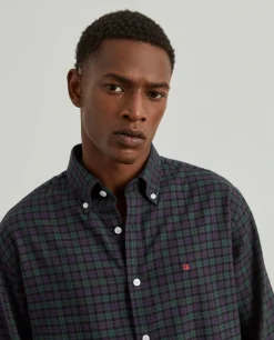 Camisa xadrez regular fit|LION OF PORCHES Sale
