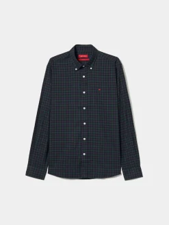 Camisa xadrez regular fit|LION OF PORCHES Sale