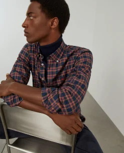 Camisa xadrez regular fit|LION OF PORCHES Sale