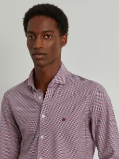 Camisa xadrez slim fit|LION OF PORCHES Cheap