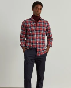 Camisa xadrez slim fit|LION OF PORCHES Cheap