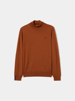 Camisola 100% lã merino com gola alta|LION OF PORCHES Online