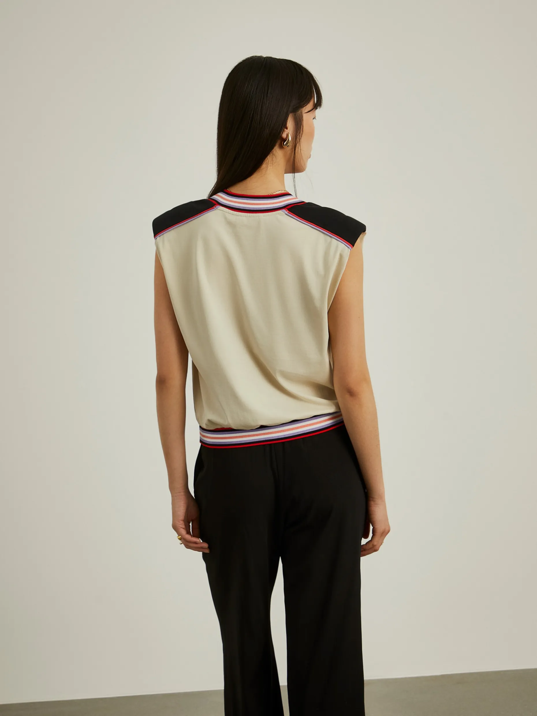 Camisola colorida sem mangas|LION OF PORCHES New