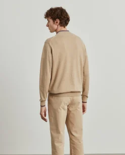 Camisola com botões algodão e caxemira|LION OF PORCHES Shop