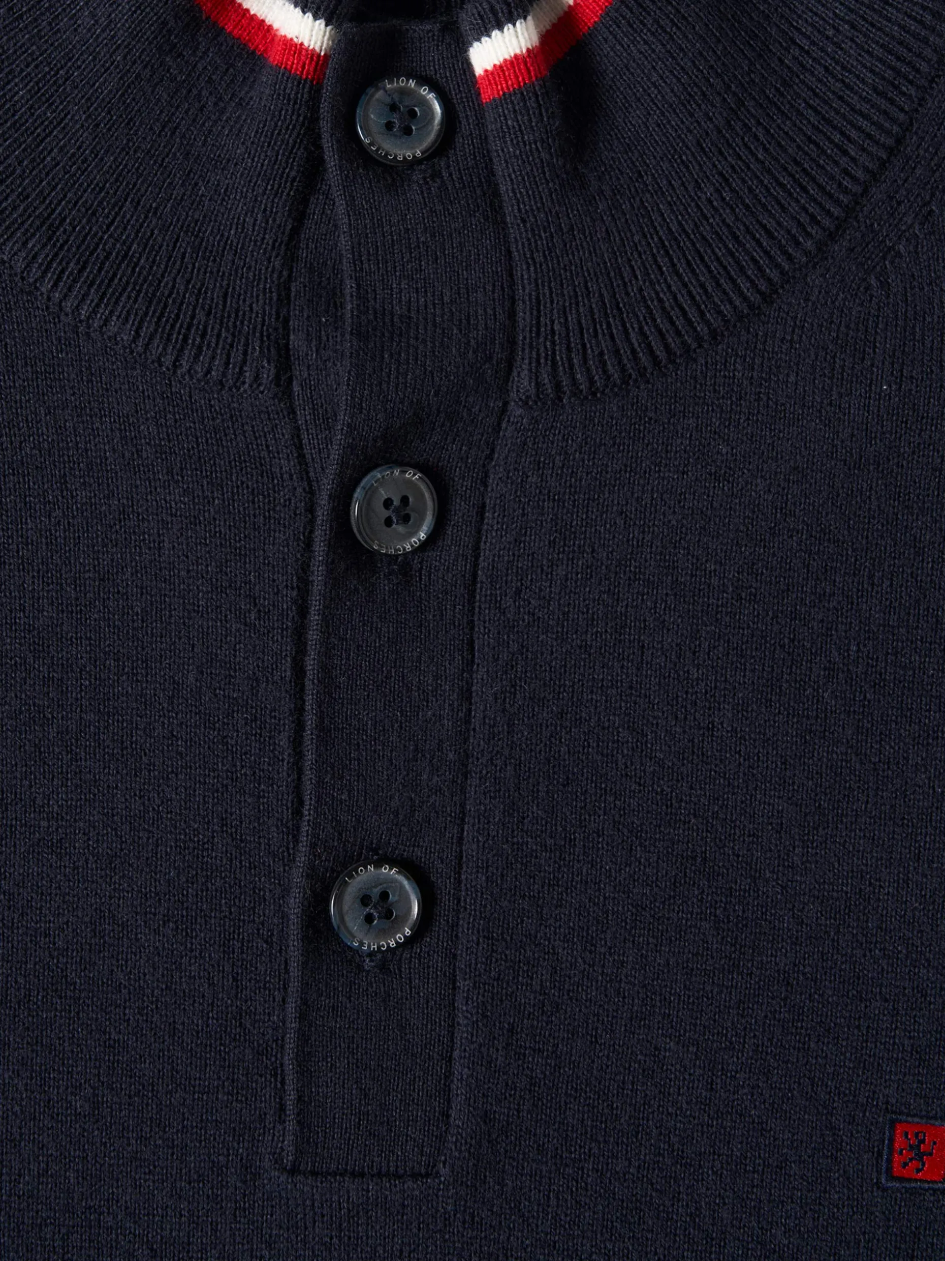 Camisola com botões algodão e caxemira|LION OF PORCHES Shop