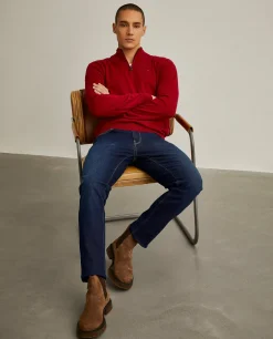 Camisola com fecho em algodão e caxemira|LION OF PORCHES Discount