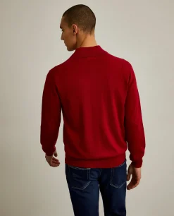Camisola com fecho em algodão e caxemira|LION OF PORCHES Discount