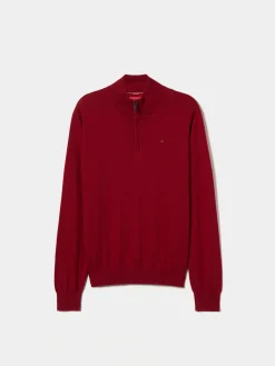 Camisola com fecho em algodão e caxemira|LION OF PORCHES Discount