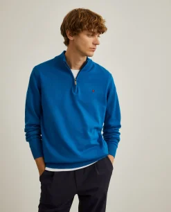 Camisola com fecho em algodão e caxemira|LION OF PORCHES Hot