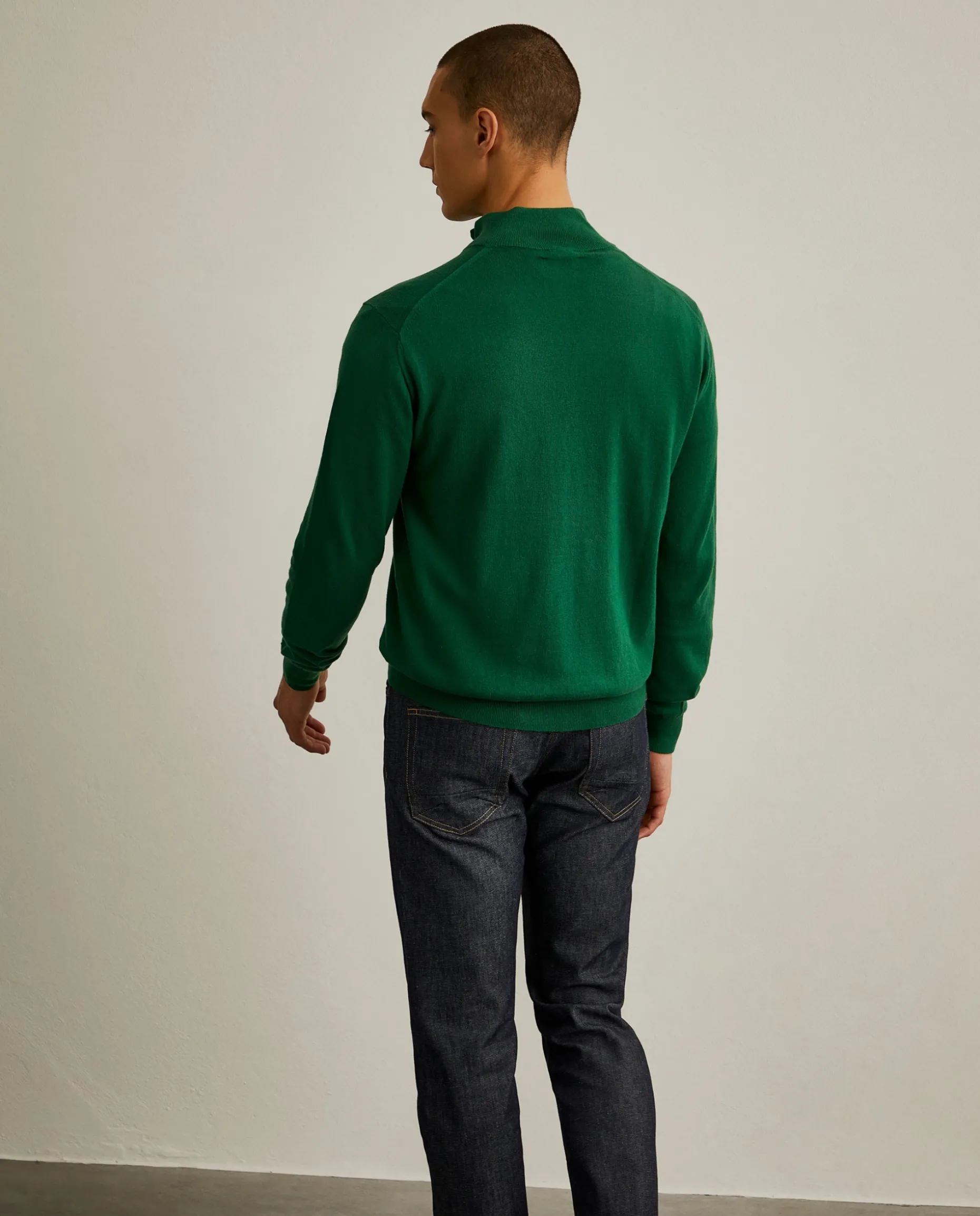 Camisola com fecho em algodão e caxemira|LION OF PORCHES Hot