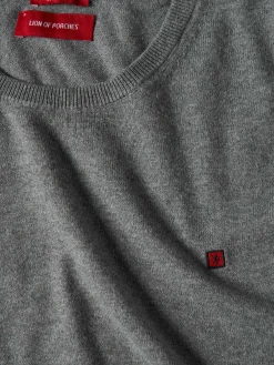 Camisola de algodão e caxemira|LION OF PORCHES Best Sale