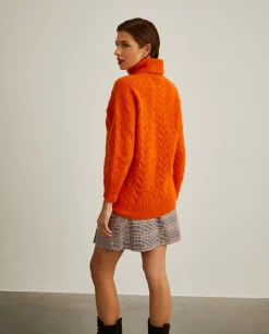 Camisola de gola alta com lã de alpaca|LION OF PORCHES New