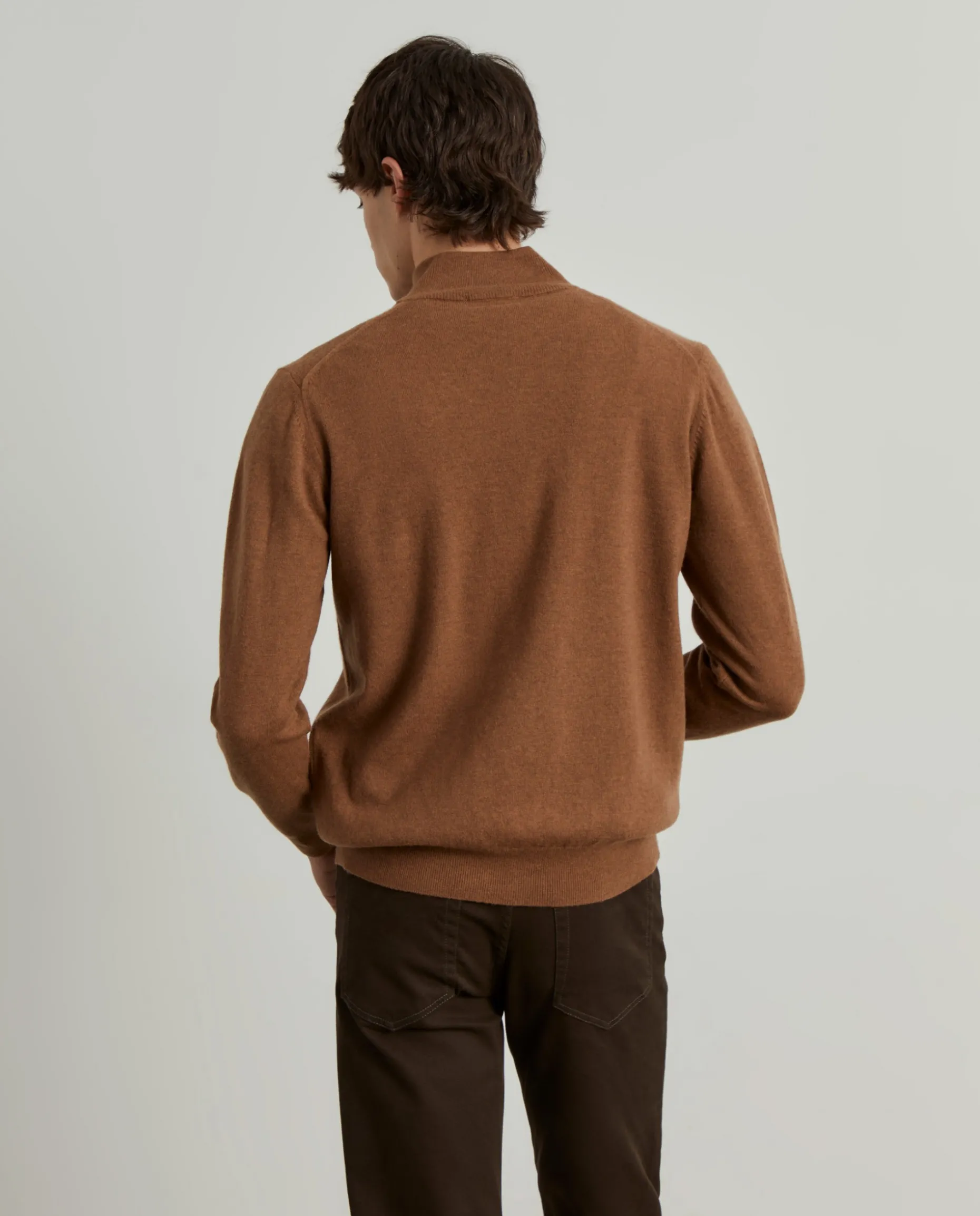 Camisola de lã com fecho|LION OF PORCHES Store