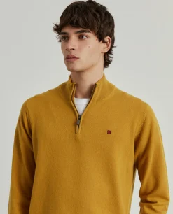 Camisola de lã com fecho|LION OF PORCHES New