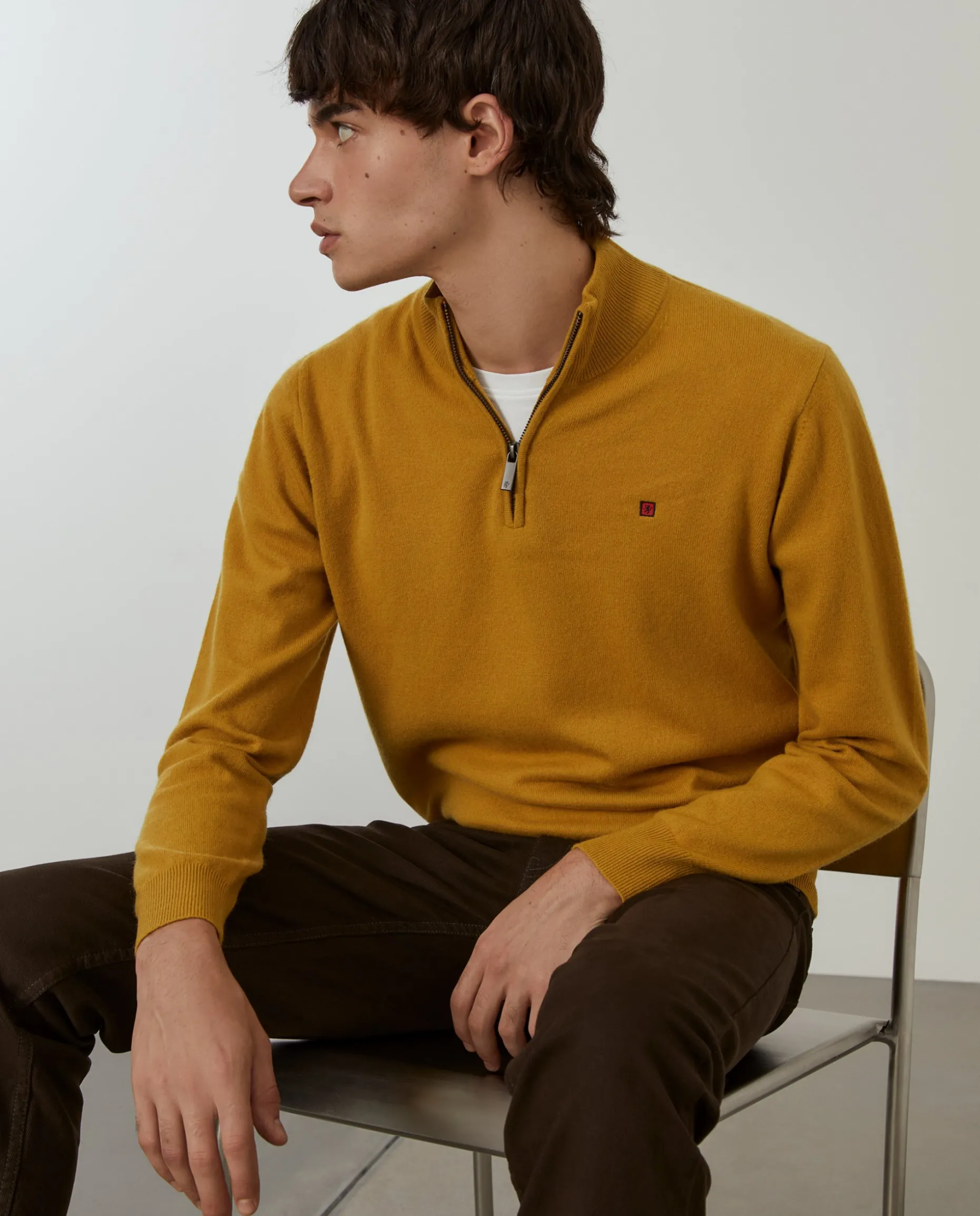 Camisola de lã com fecho|LION OF PORCHES New