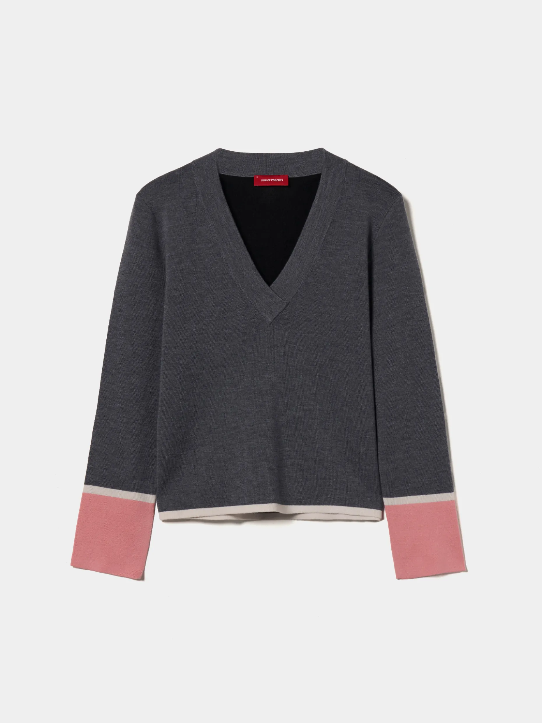 Camisola de malha color block|LION OF PORCHES Best