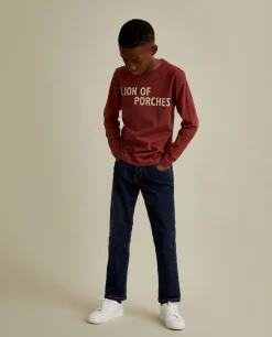 Camisola de malha com branding no peito|LION OF PORCHES Hot