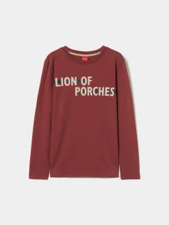Camisola de malha com branding no peito|LION OF PORCHES Hot