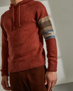 Camisola de malha com capuz|LION OF PORCHES Flash Sale