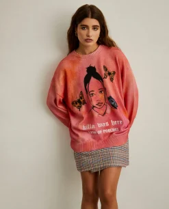 Camisola de malha tie dye Lion x Killa|LION OF PORCHES Sale