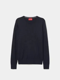 Camisola decote redondo em algodão e caxemira|LION OF PORCHES Best Sale