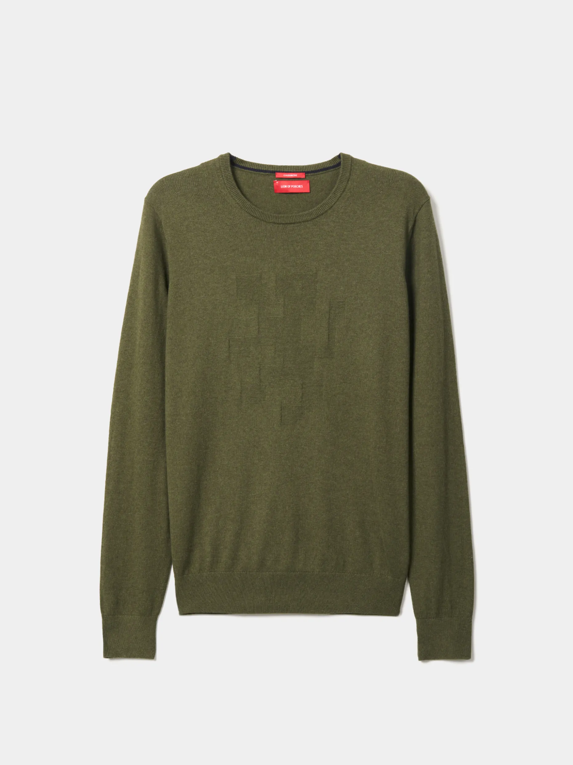 Camisola decote redondo em algodão e caxemira|LION OF PORCHES Cheap