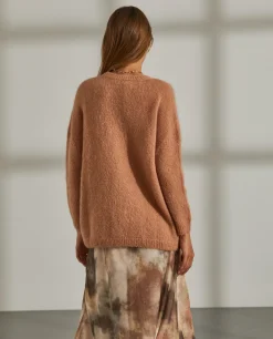 Camisola decote redondo mohair|LION OF PORCHES Clearance