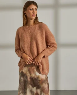 Camisola decote redondo mohair|LION OF PORCHES Clearance