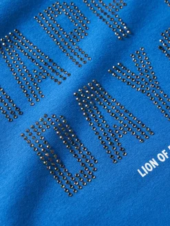 Camisola em algodão com mensagem brilhante|LION OF PORCHES Cheap