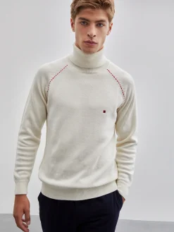 Camisola gola alta 100% lã|LION OF PORCHES Online