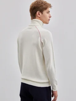 Camisola gola alta 100% lã|LION OF PORCHES Online