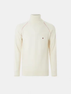 Camisola gola alta 100% lã|LION OF PORCHES Online