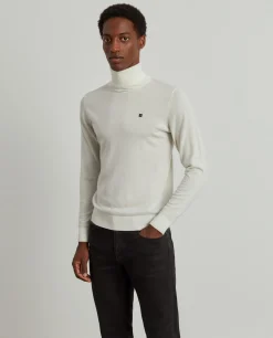 Camisola gola alta 100% lã merino|LION OF PORCHES Discount