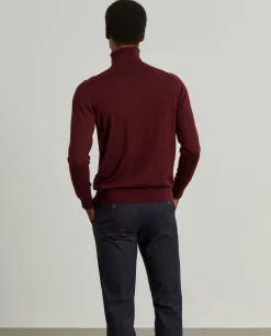 Camisola gola alta 100% lã merino|LION OF PORCHES Fashion
