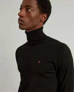 Camisola gola alta 100% lã merino|LION OF PORCHES Shop