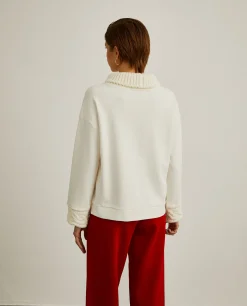 Camisola gola alta com malha tricotada|LION OF PORCHES Sale