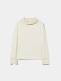 Camisola gola alta com malha tricotada|LION OF PORCHES Sale