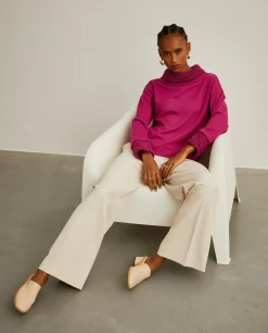 Camisola gola alta com malha tricotada|LION OF PORCHES Cheap