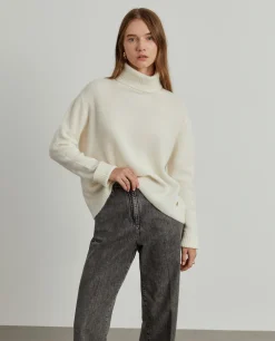 Camisola gola alta mistura de lã e alpaca|LION OF PORCHES Cheap