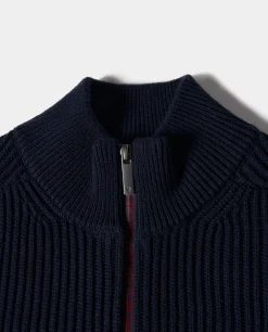 Camisola malha estruturada com fecho|LION OF PORCHES Clearance