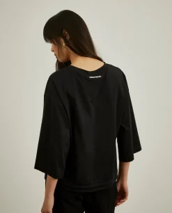 Camisola manga 3/4 com estampado|LION OF PORCHES Flash Sale