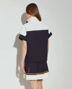 Camisola manga curta malha bicolor|LION OF PORCHES Flash Sale
