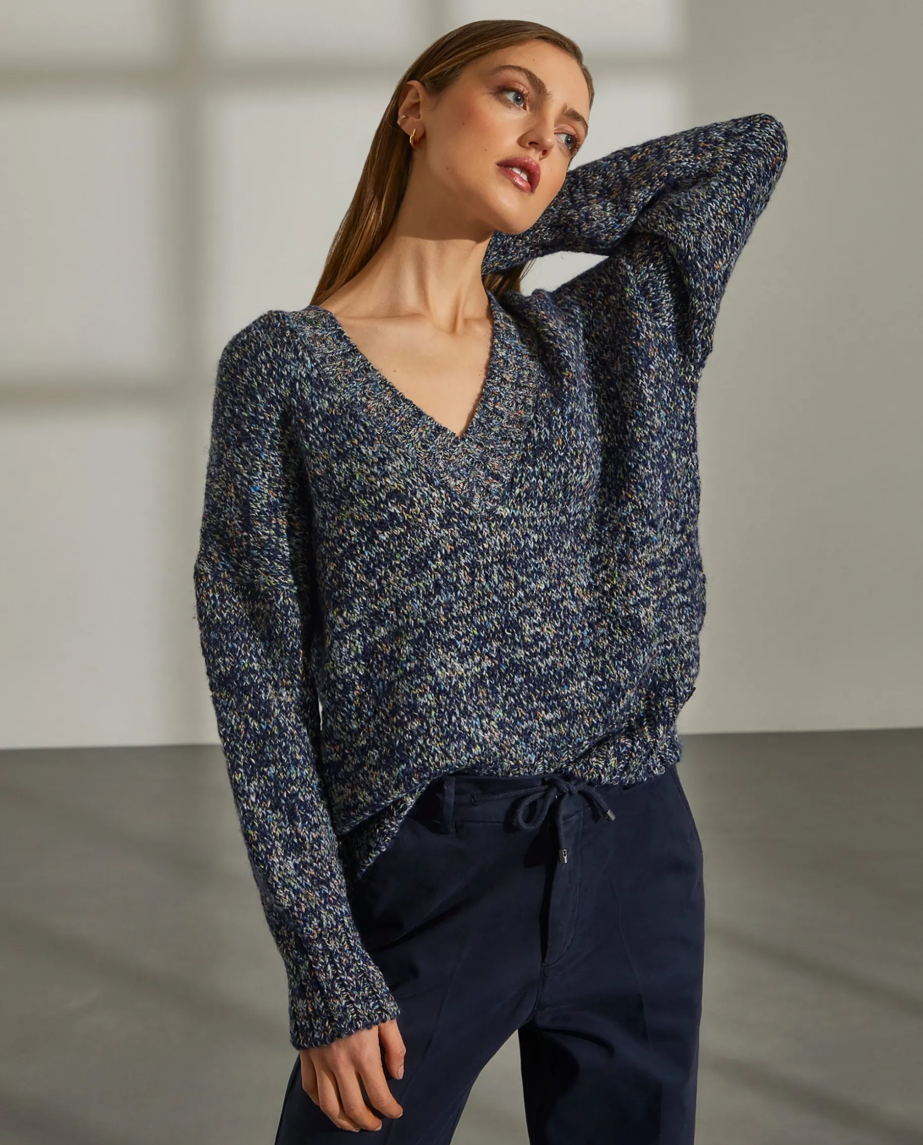 Camisola multicolor alpaca e algodão|LION OF PORCHES Cheap