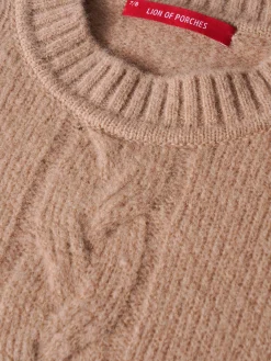 Camisola trançada com riscas|LION OF PORCHES Cheap