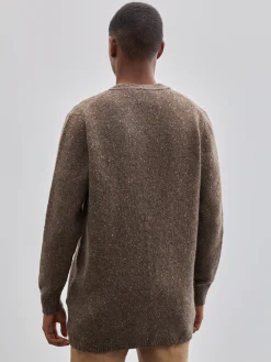 Cardigan bicolor mistura de lã|LION OF PORCHES Best Sale