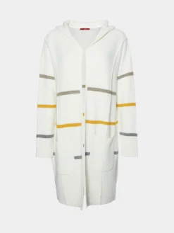 Cardigan comprido com capuz e riscas|LION OF PORCHES Best