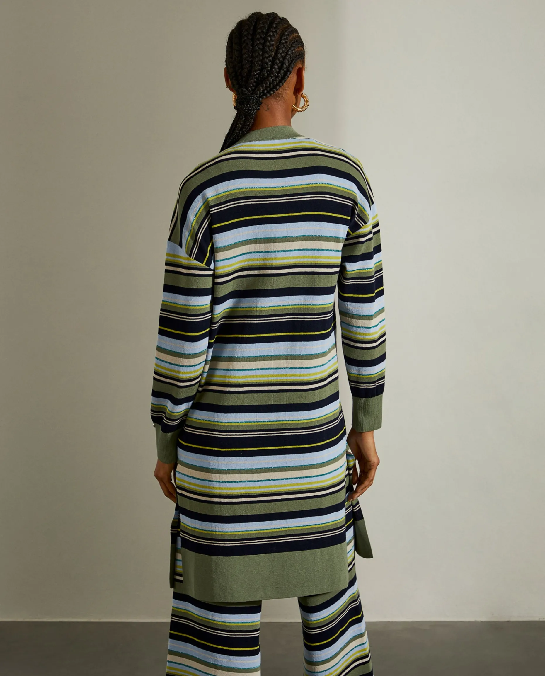 Cardigan de riscas|LION OF PORCHES Sale