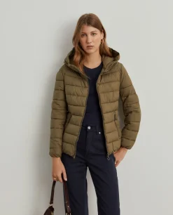 Casaco acolchoado com capuz|LION OF PORCHES Outlet
