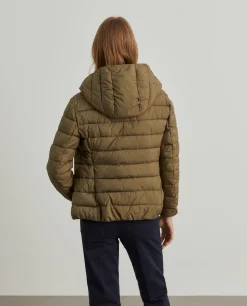 Casaco acolchoado com capuz|LION OF PORCHES Outlet